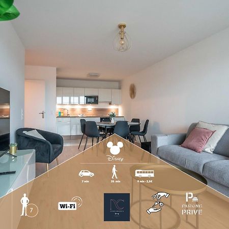 *Disneyland-Paris* 7Pers, Wifi, Netflix, Parking Serris Luaran gambar